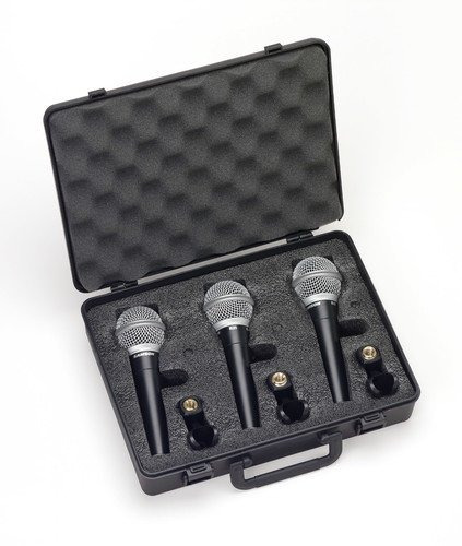 Microfono Samson R21s Set X 3 Estuche Y Pipeta Color Black