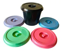 Comprar X3 Cesto Con Tapa-tacho De Basura Residuos Plastico 7 Litros Color Tacho Negro Con Tapa De Color