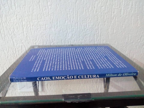 Livro Caos Emoção E Cultura