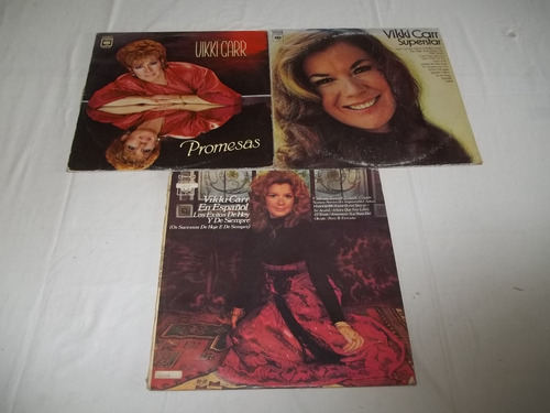 Lp Vinil - Vikki Carr - 3 Discos