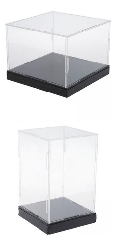 Z 2 Peças De Exibição De Acrílico Multiuso Para Miniatura