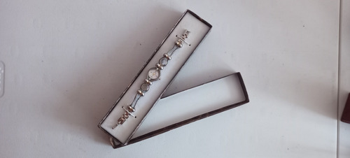 Reloj Dama Chantilly Romanomarca Cristal Joyas Vintage Metal