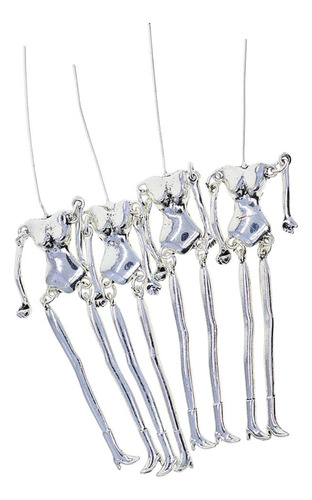 4pcs Del Cuerpo Colgante Clave Colgante Colgante De La