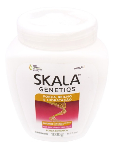 Skala Genetiqs Máscara Vegana Fuerza Brillo Hidratación 1kg