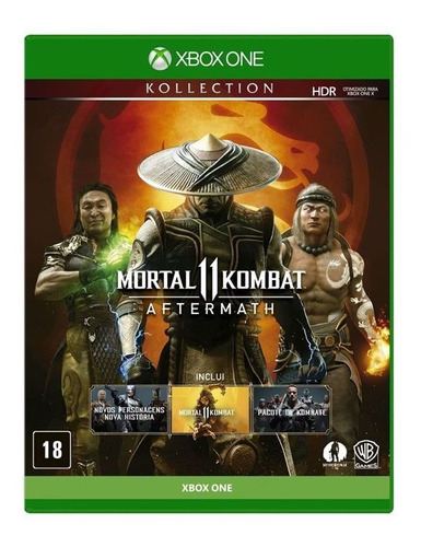 Mortal Kombat 11: Aftermath Br - Xbox One  Midia Fisica