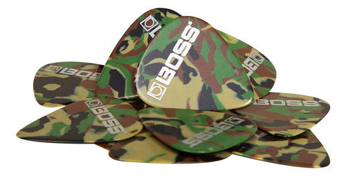Pack Pua Guitarra Boss Bpk-12 Heavy Camo 12pcs