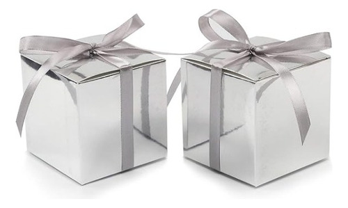 Cajitas Unicolor Con Cinta Para Recuerdos, Regalos, Souvenir