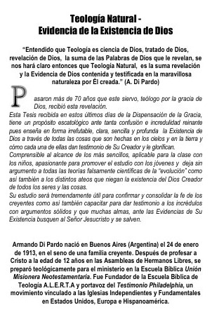 Evidencia De La Existencia De Dios - Armando Di Pardo