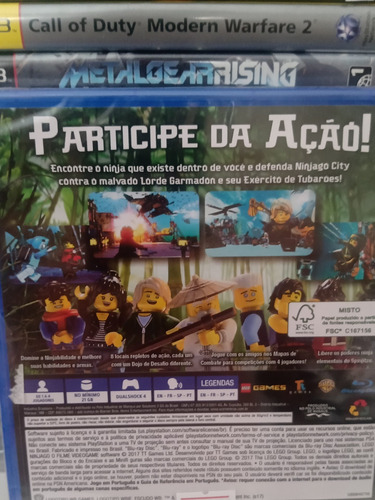 Lego Ninja Go Ps4 (novo Lacrado) (Usado)
