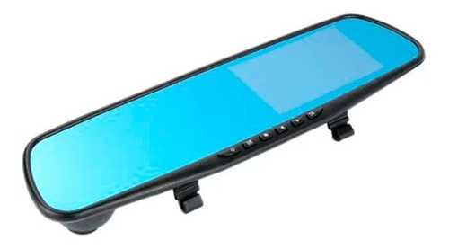 Imagem 3 de 5 de Kit Espelho Retrovisor Grava Em Cartão Sd Encaixe Sobrepor Com Camera Dianteira Full Hd Frontal + Camera De Re Traseira