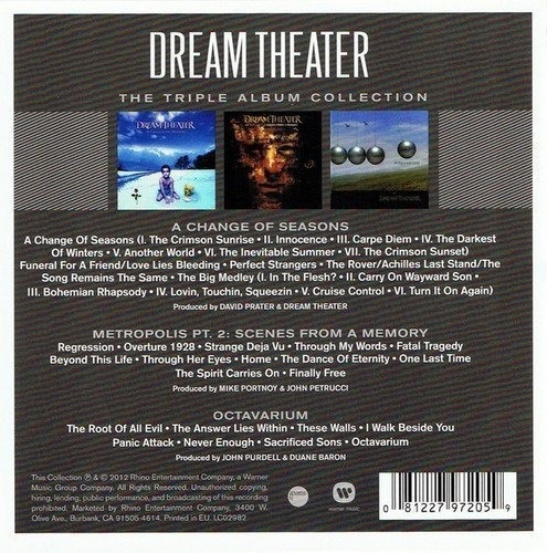 Dream Theater The Triple Album Collection Cd Nuevo
