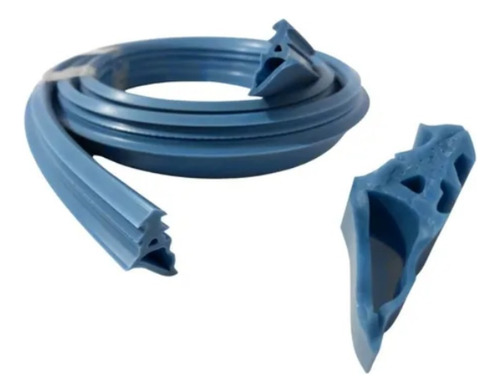Perfil Borracha Silicone Azul Para Forno Pratica 3,5metros