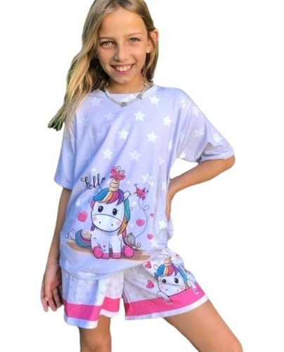 Unicornio - Pijama Verano Niños 
