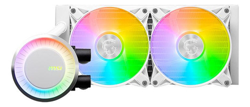 Water Cooler Msi Mag Coreliquid E240, Argb, 240mm, Branco