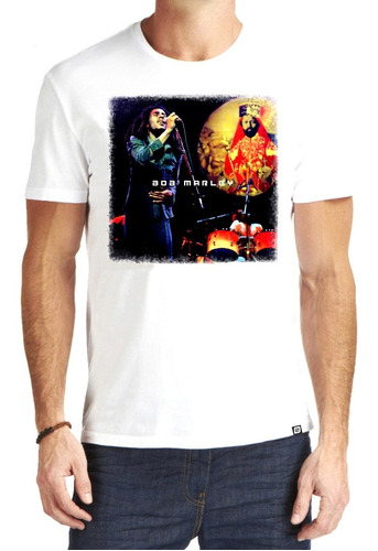 Remeras Estampadas Reggae Bob Marley 3 Premium Digital Stamp