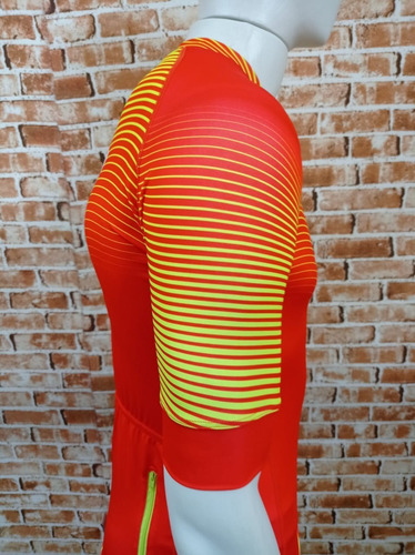 Imagem 5 de 5 de Camisa Ciclismo Alta Performance Flat Seamer Rossa Cycling