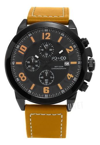Reloj Análogo So&co Cronógrafo Monticello Para Hombre