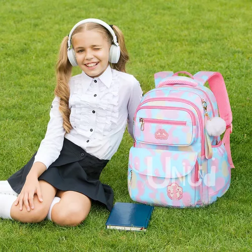 Mochila Súper Ligera Para Niñas De Escuela Primaria De Alta Capacidad Para  Niños Escolar