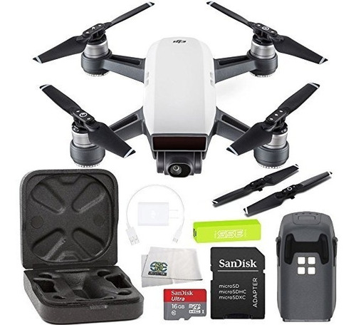 Dji Spark Mini Portátil Drone Quadcopter Entrantes Bundle (a
