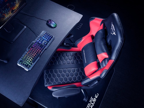 Imagen 2 de 10 de Silla Gamer Pc Escritorio Racer Trust Resto Gxt708 Backup
