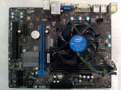 Placa 1155 Msi+ Procesador I3 3.3ghz+ Cooler Tercera Generac