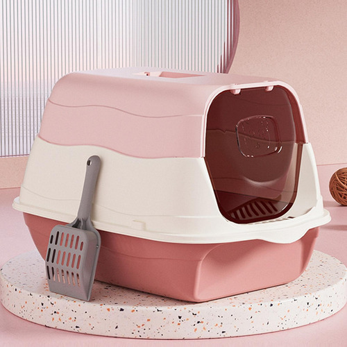 Wv Caja De Arena Para Gatos Con Capucha Y Tapa Con Puerta