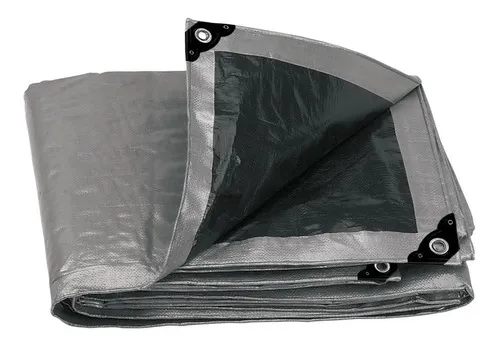 comprar Lona Reforzada, 6 X 6 M, Gris Alta Resistencia A Uv