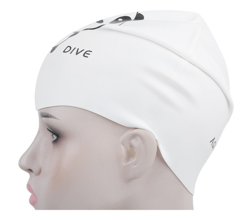 Gorro De Natación De Silicona, 2 Unidades, Bonito Diseño De