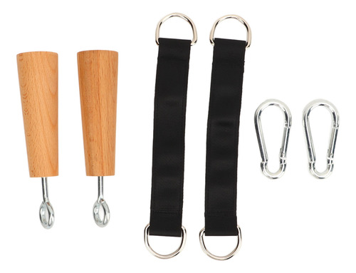 Entrenador De Fuerza Para Dedos Con Empuñaduras De Madera Co