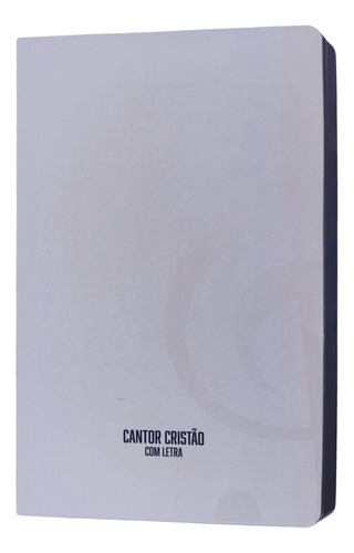 Cantor Cristão Com Letra E Pautas Musicais Tamanho Grande Capa Brochura Lilás