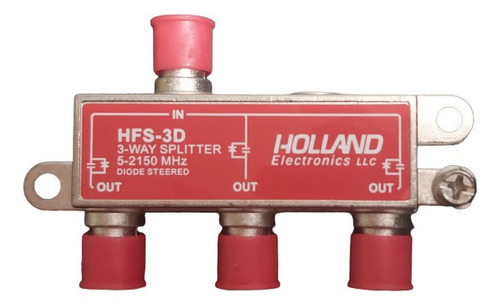 Splitter Satelital Hfs-3d 3 Vias Holland 5-2150 Mhz