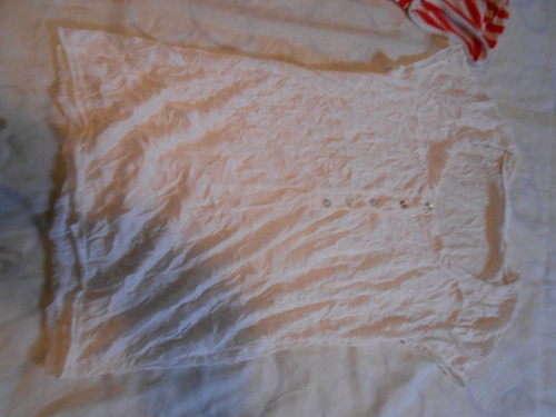 Son 2 Remeras Manga Corta Roja Y Blanca Y Otra Muy Bonita!