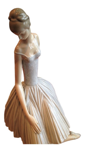 Figura Porcelana Lladró Bailarina Del Arlequín Leer Detalles