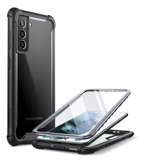 Funda Para Samsung Galaxy S21 Fe 5g / Transparente/negra