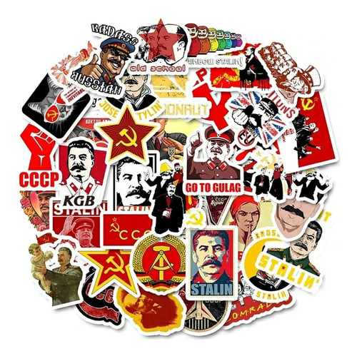 Stickers Unión Soviética Urss Socialismo Pegatinas