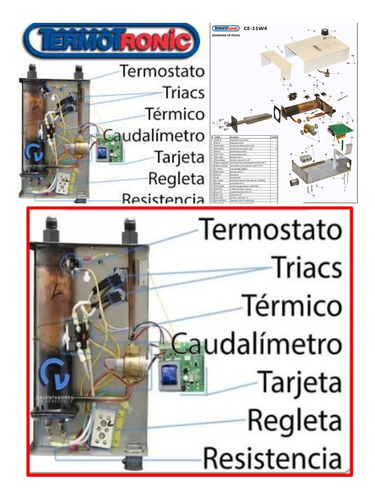 Calentador De Agua Termotronic