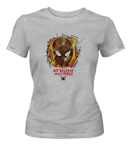 Camiseta We Believe Mysterio Spider Man Película Mujer Ikrd