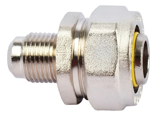 Adaptador Flare Latón 3/8'' x 3/8'' Pe-Al-Pe Gas Coflex Cg-af00
