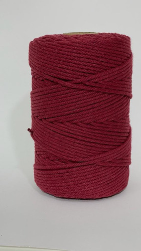 Algodón Torcido 4mm Vino Macramé Artesanías Decoración