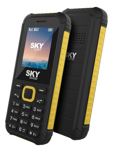 Sky Devices Sky Rock Dual SIM 32 MB yellow 32 MB RAM
