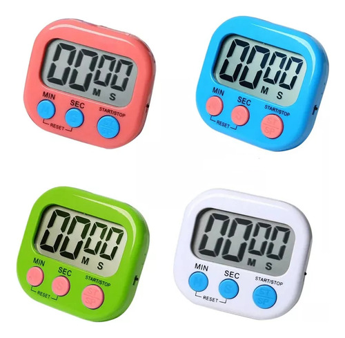 Reloj Temporizador Digital De Cocina Timer Minutero Alarma X