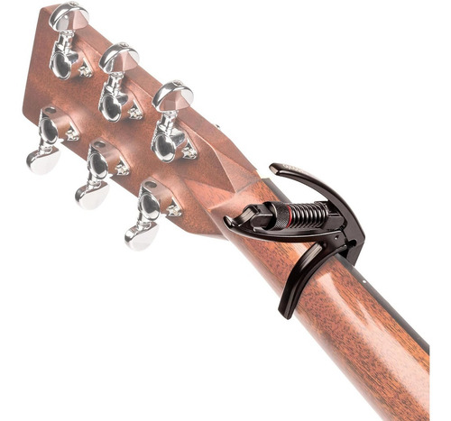 Imagen 2 de 3 de D'addario Ns Reflex Capo Cejillo Negro Ajuste Tensión