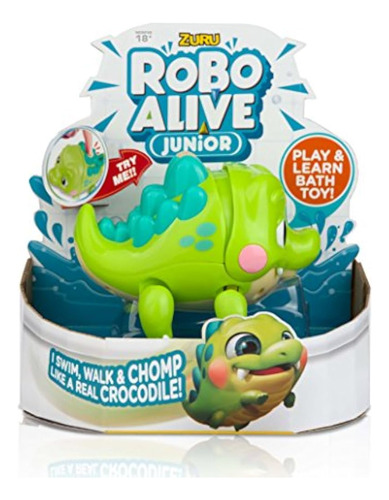 Juguete De Baño De Cocodrilo Para Bebés Robo Alive Junior Co