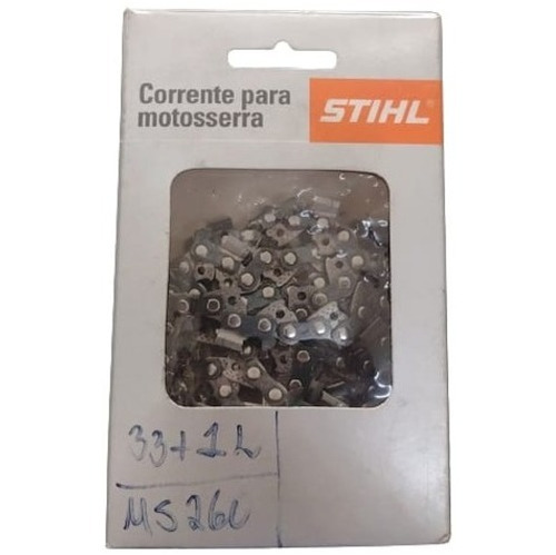 Corrente Motosserra Stihl Ms 260 - 33 Dentes + 1 Elo