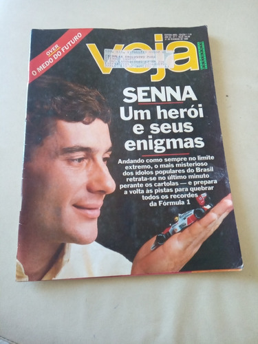 Revista Veja Senna Collor Donahue Jô Soares Gazolla Trump 