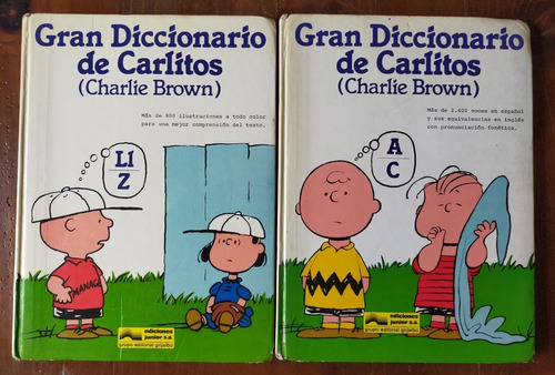 Gran Diccionario De Carlitos Charlie Brown 2 Tomos