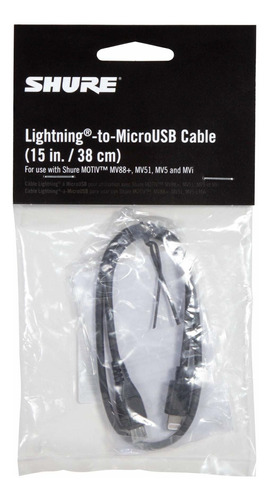 Shure Am Ltg15 Cable Lightning 15.0 Inara Motivacion