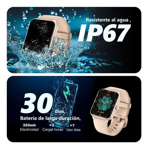 Reloj Smartwatch Inteligente Bluetooth Llamada Asistente Voz