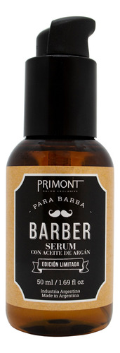 Primont Barber Serum De Barba Con Aceite Argan Barberia 20ml