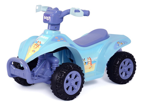 Bluey Atv Quad De 6 V Para Ninos, Juguete Potente Y Seguro C